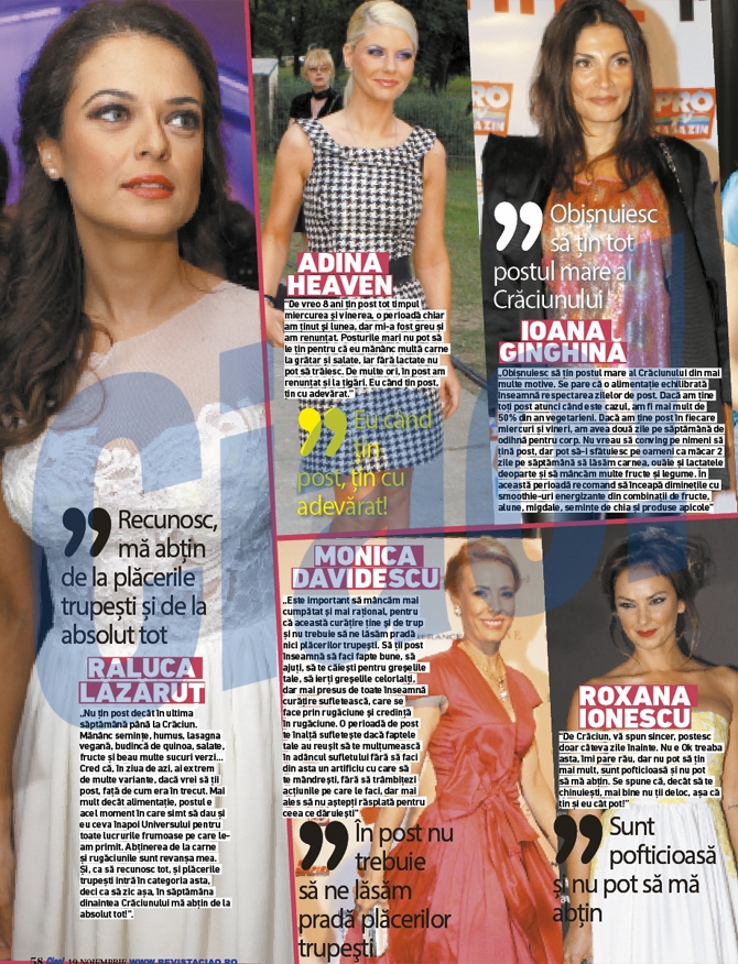 Afla ce vedete tin postul Craciunului