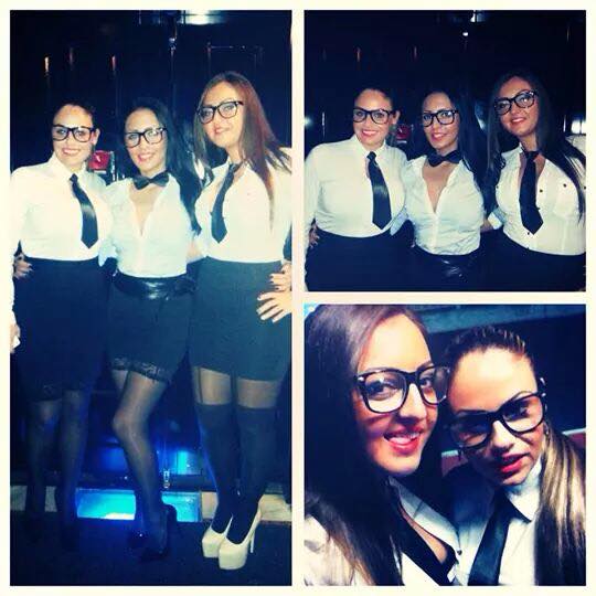 Tanara participa la diverse evenimente in clubul de noapte