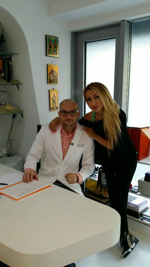 Sonia a fost operata de medicul estetician Ion Zegrea