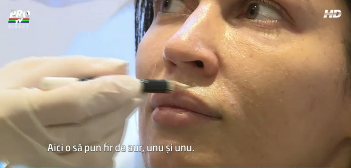 Nicoleta Luciu si-a pus fire de aur pentru un ten fara cusur