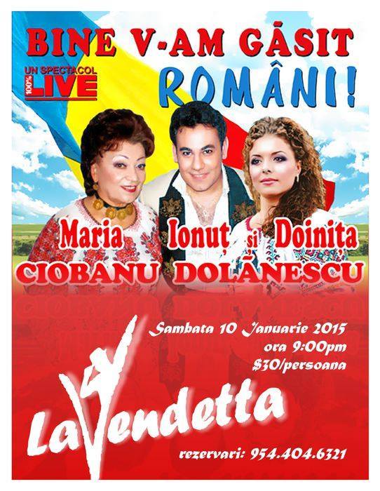 afis spectacol maria ciobanu si ionut dolanescu