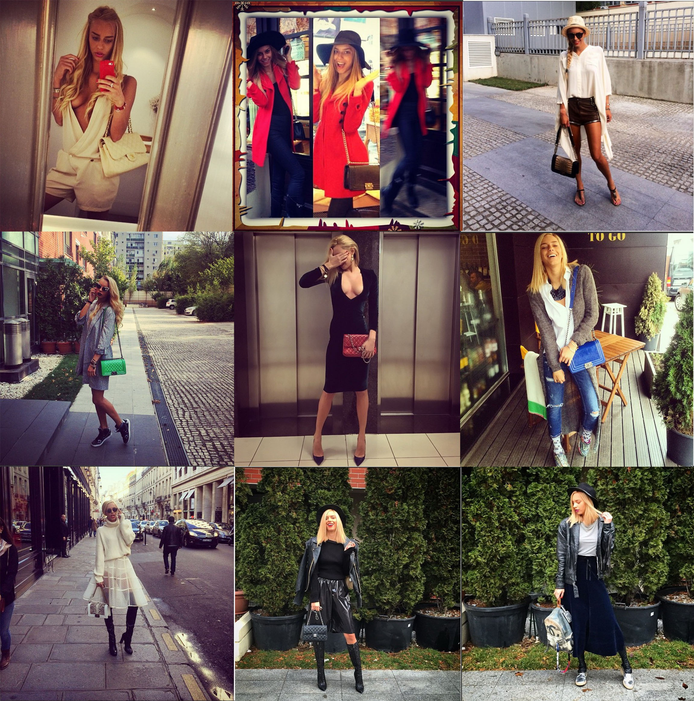 Diana are o adevarat colectie de genti Chanel