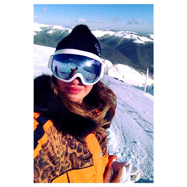 Laura si Cristian au mers impreuna la munte