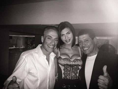 Madalina a importalizat momentul cu marele actor