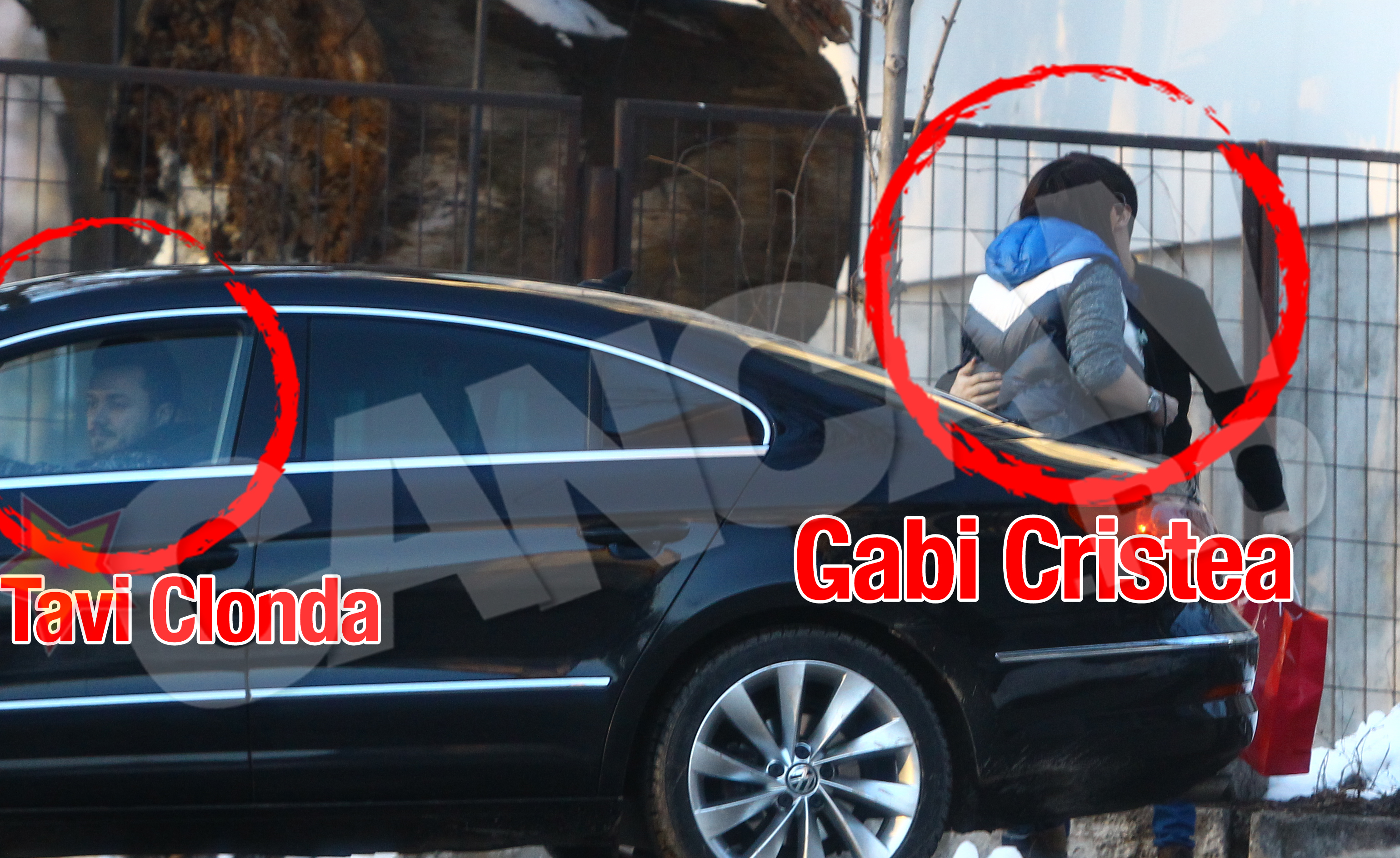 Tavi era inca in masina in momentul in care gabi s-a pupat cu celalalt barbat