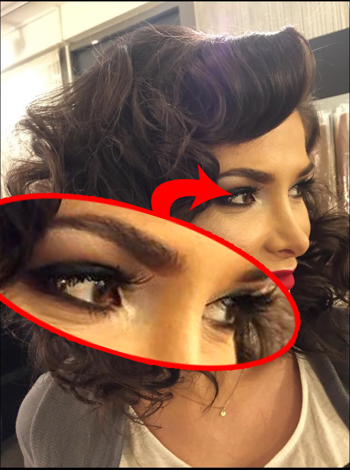 La cei 26 de ani, Alina este plina de riduri in jurul ochilor