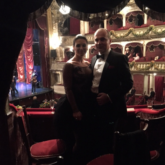 Rares Bogdan si sotia lui Florina au mers impreuna la Balul Operei de la Cluj