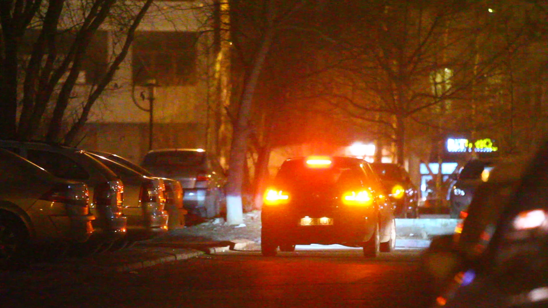 La un moment dat, Ana stationeaza in mijlocul strazii, pentru a vorbi la telefon