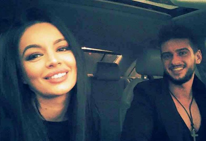 Dorian, alaturi de viitoarea lui sotie, Claudia