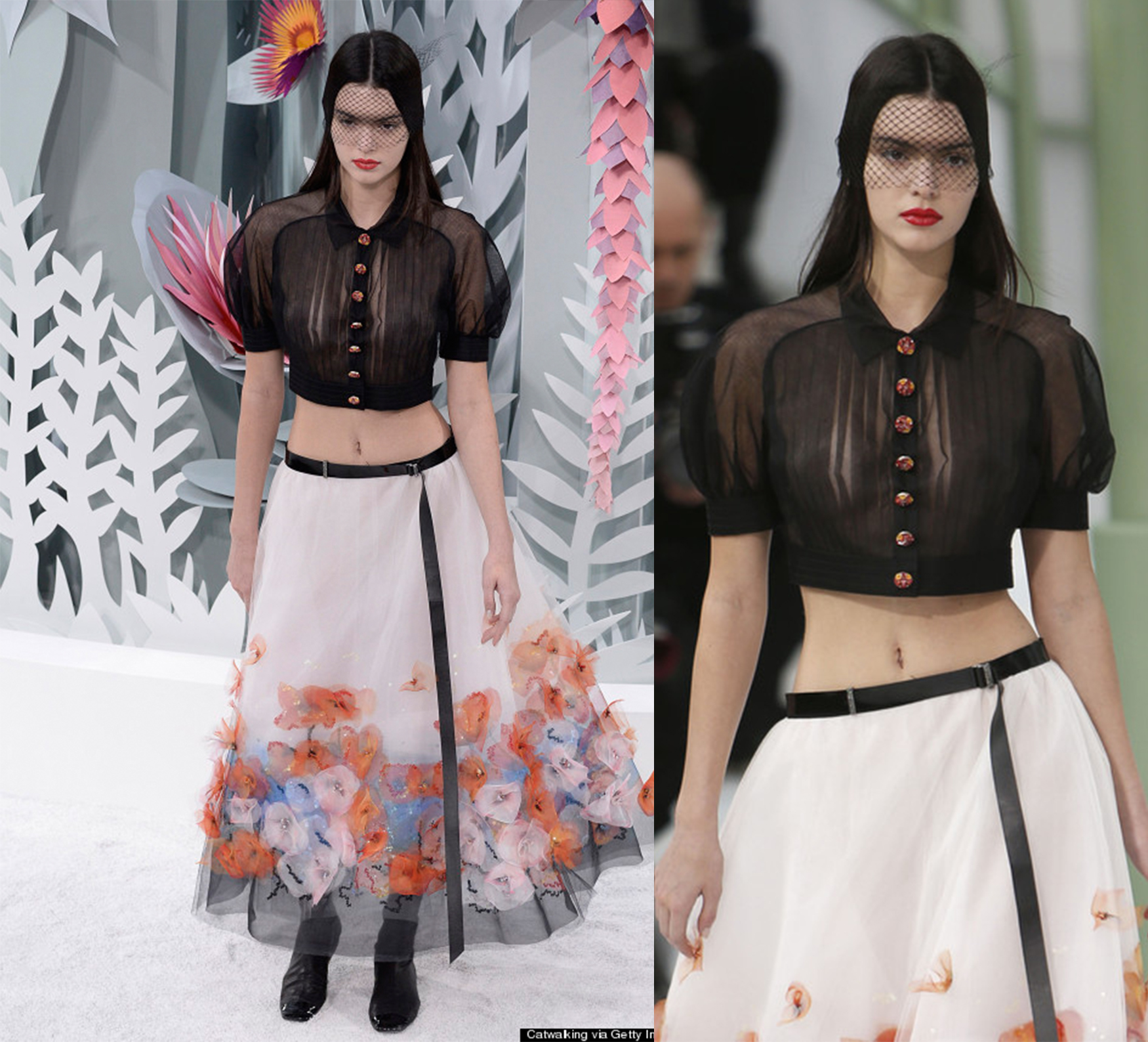 Transparentele fac furori pe podium