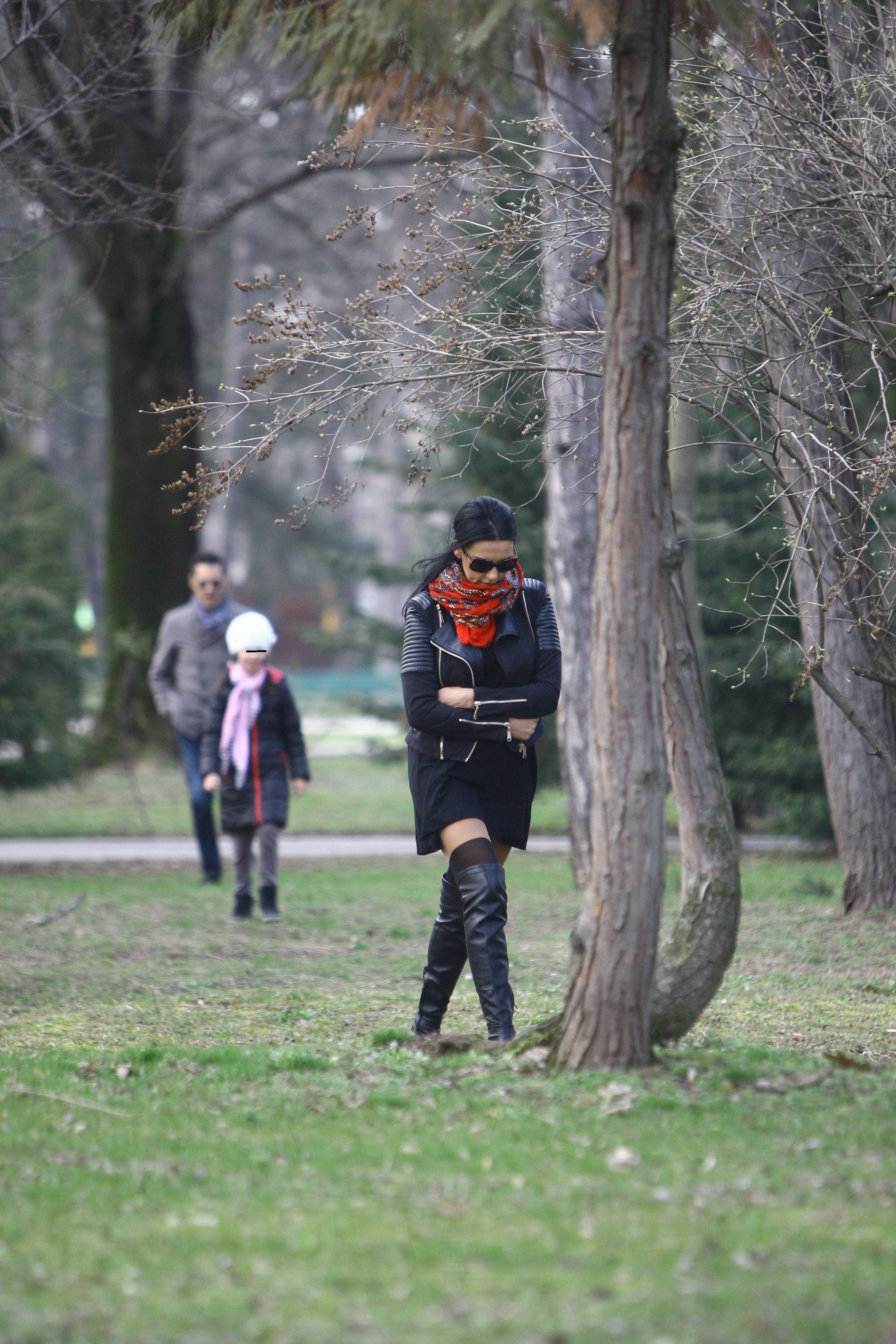 Lavinia a iesit in parc cu copiii lui Stefan Banica Jr