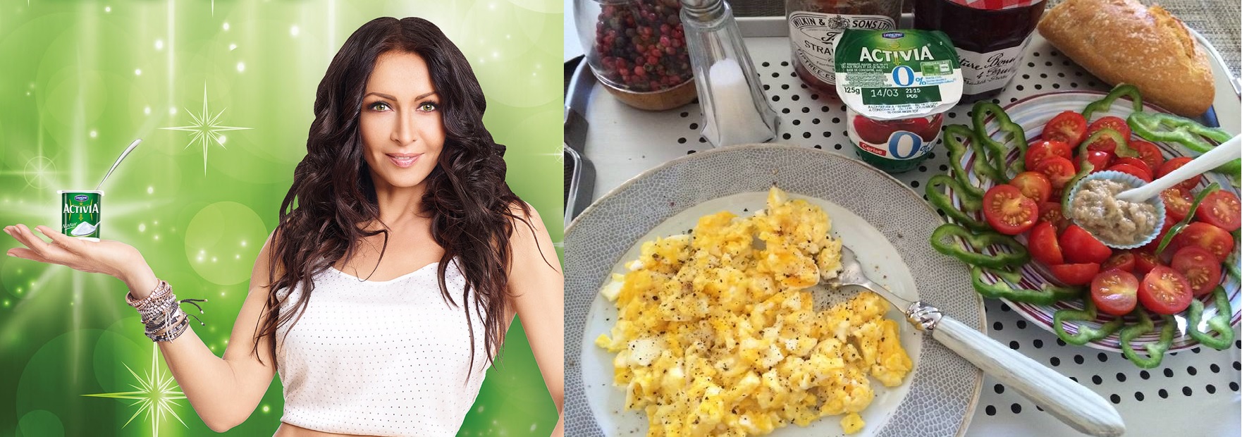 Vedeta TV a postat o imagine cu un iaur expirat