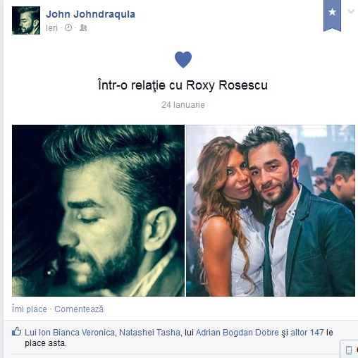 Roxy e implicata intr-o noua relatie de doua luni