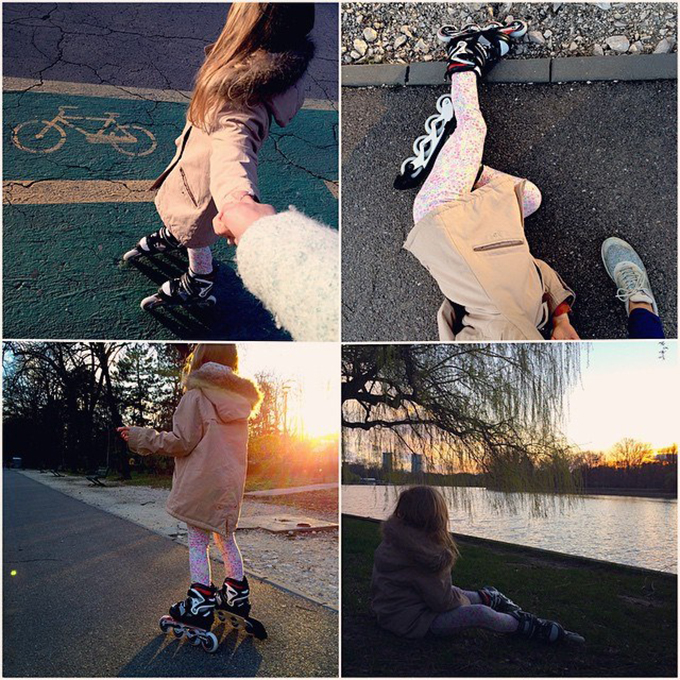 Andreea are o fetita superba, de aproape sase ani