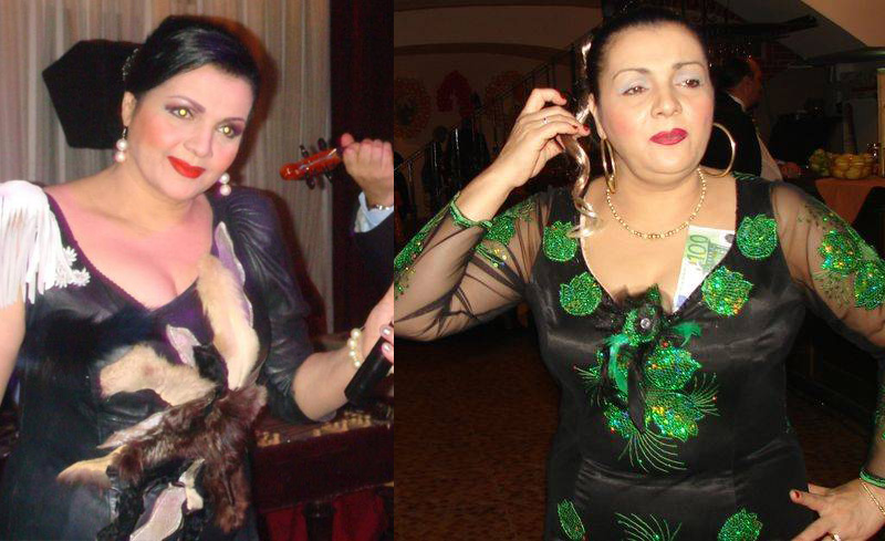 Artista adora tinutele cu sclipici si briz-brizuri