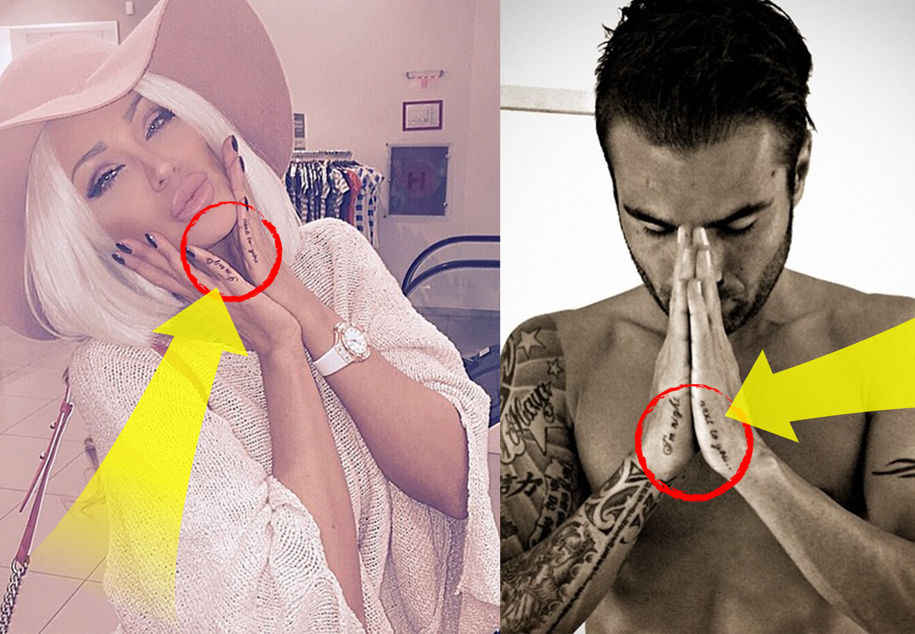 Bianca si Adi au acum tatuaje identice