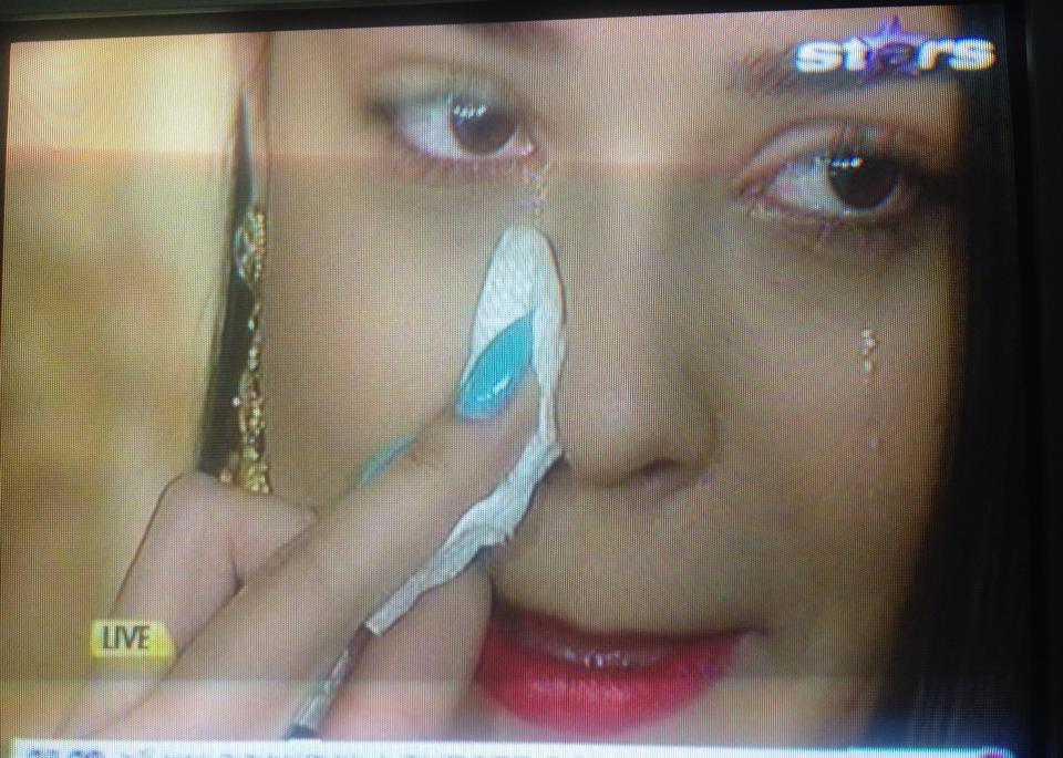 Carmen a incercat in zadar sa isi stearga lacrimile cu servetelul