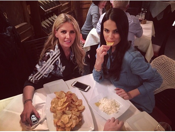 Andreea Banica si Anca Serea au cinat impreuna