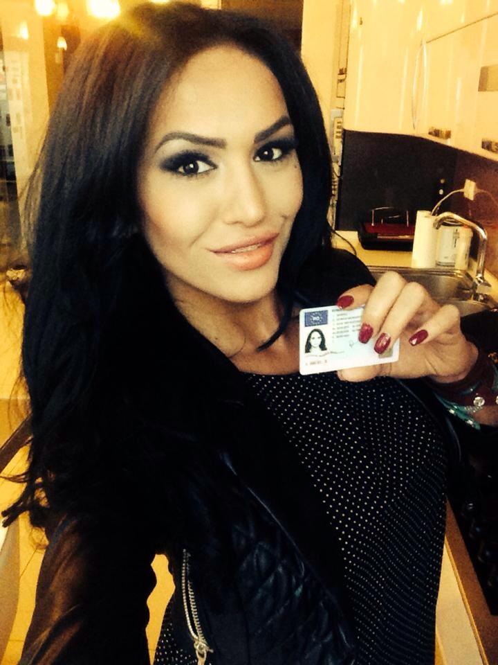 Margherita este fericita ca a luat permisul