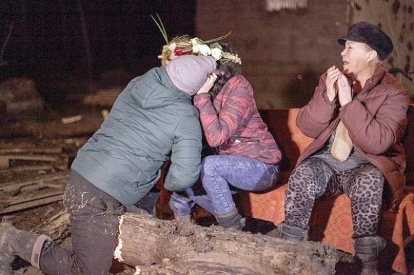 Augustin a sarutat-o pe Doinita in fata camerelor de luat vederi