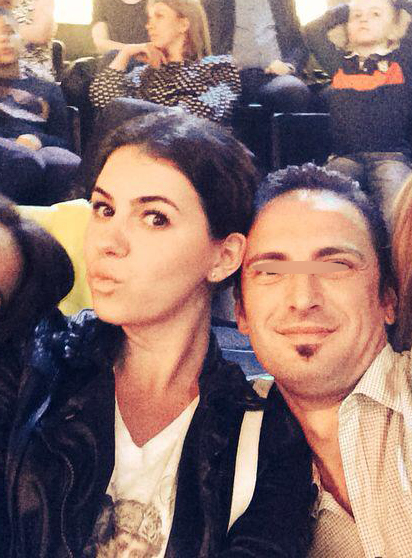 Mihaela, alaturi de prietenii ei