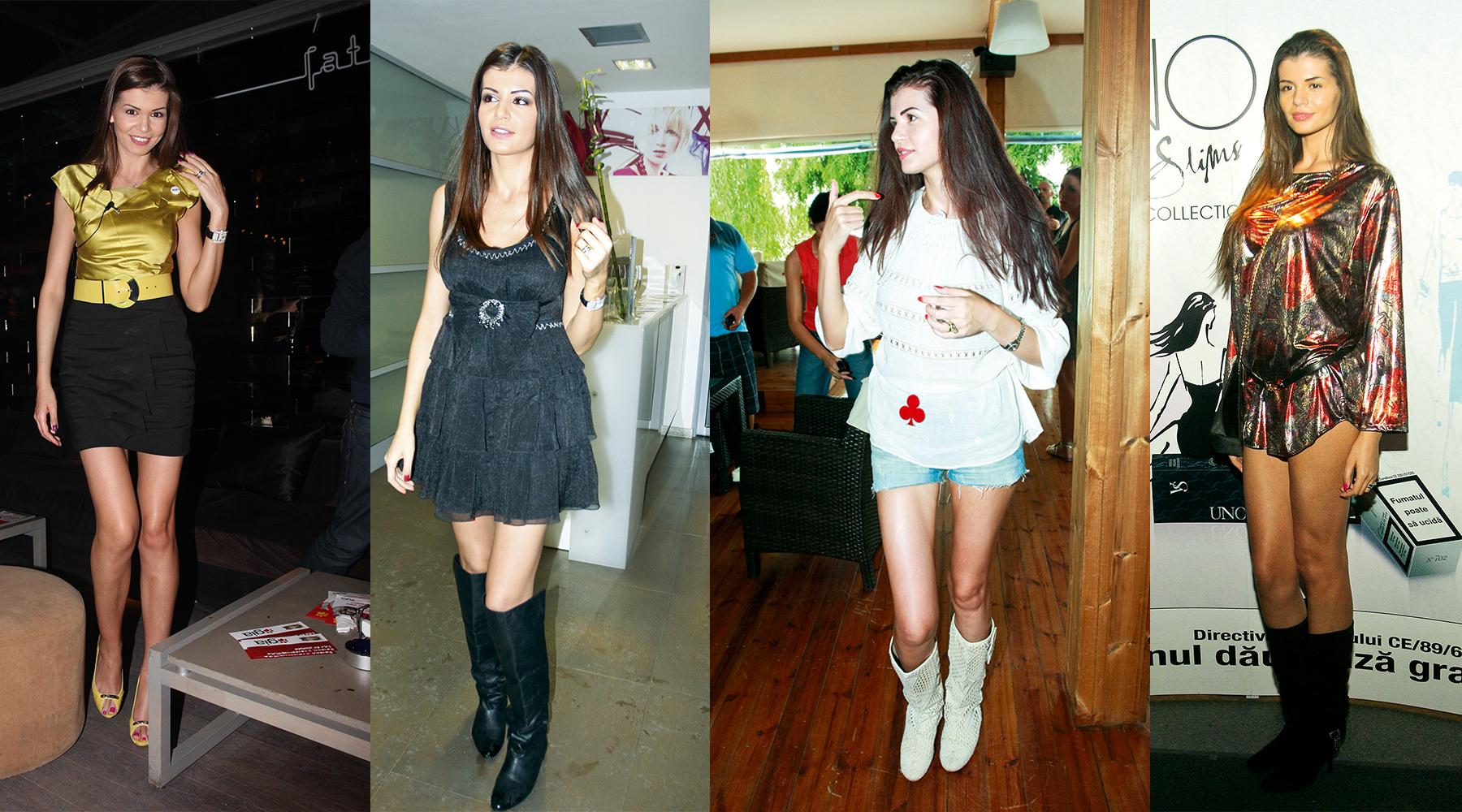 A doua etapa stilistica a monicai a fost cat mai multa piele la vedere