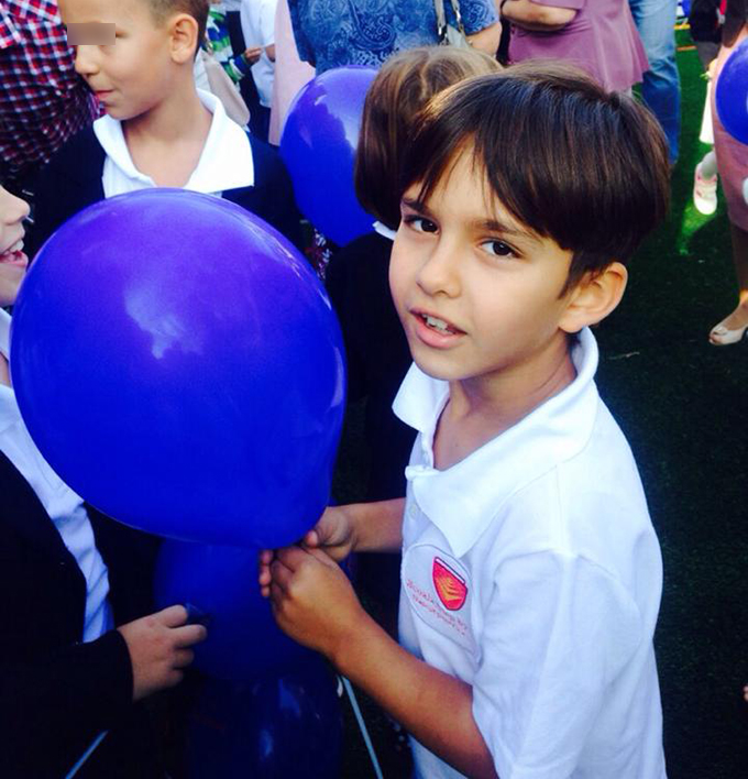 Astazi a fost prima zi de scoala pentru Edan