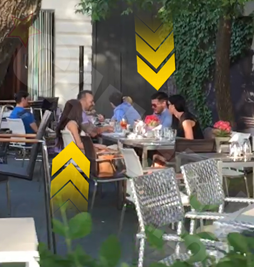 Alina si Victor au luat masa alaturi de un grup de prieteni