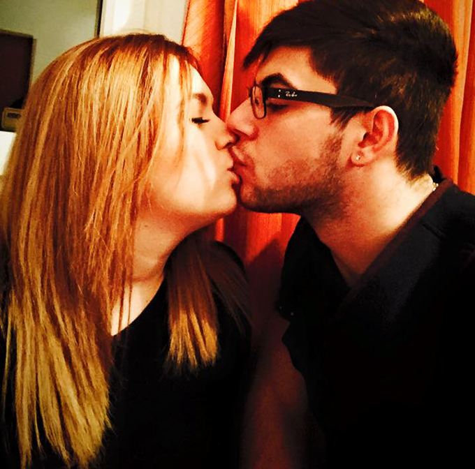 Raluca, alaturi de iubitul ei, solist vocal la Albatros