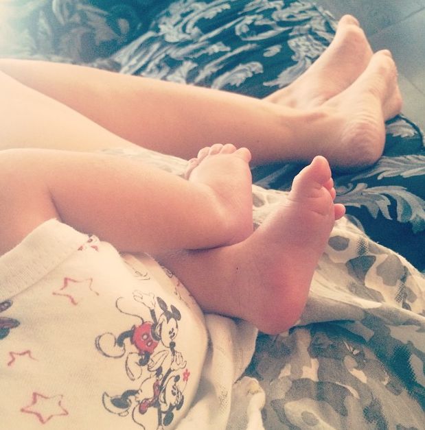 Andreea Mantea si fiul ei, David