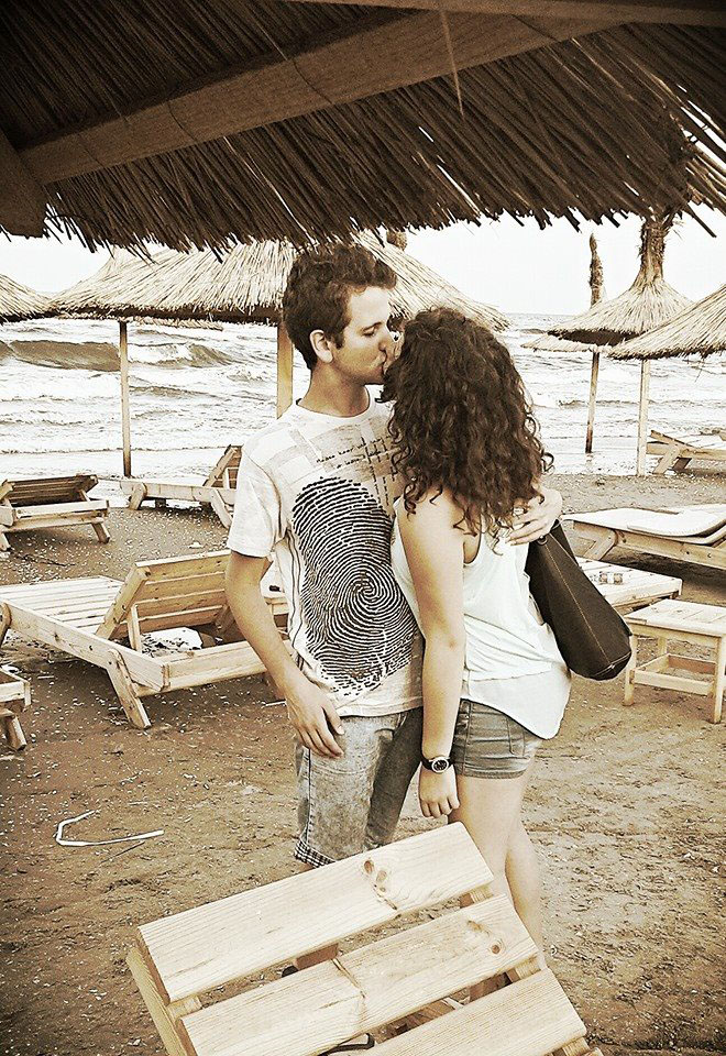 Flavian alaturi de iubita lui