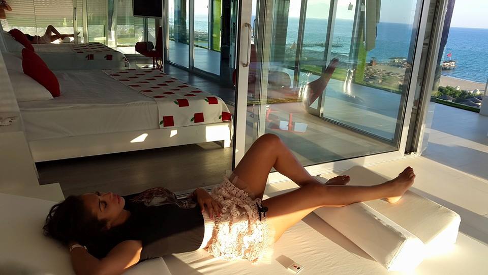 Raluca s-a relaxat din plin in timpul ultimei vacante