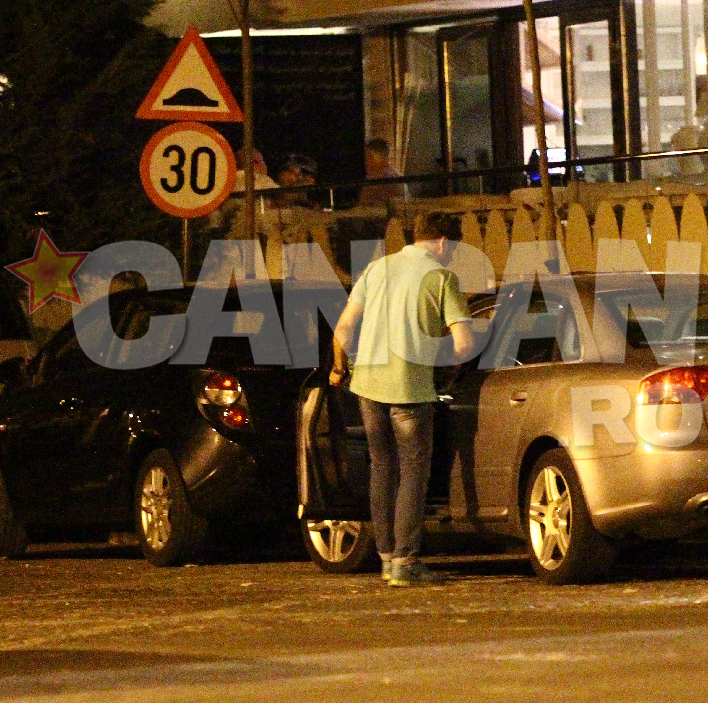 Au plecat impreuna de la restaurant, dar fiecare cu masina proprie.