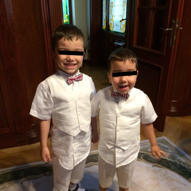 Maximus si Eduard, doi din cei patru copii ai lui Prigoana