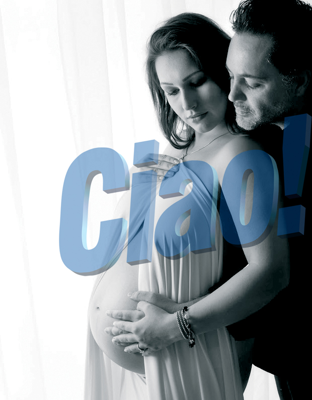 Irina cand era gravida