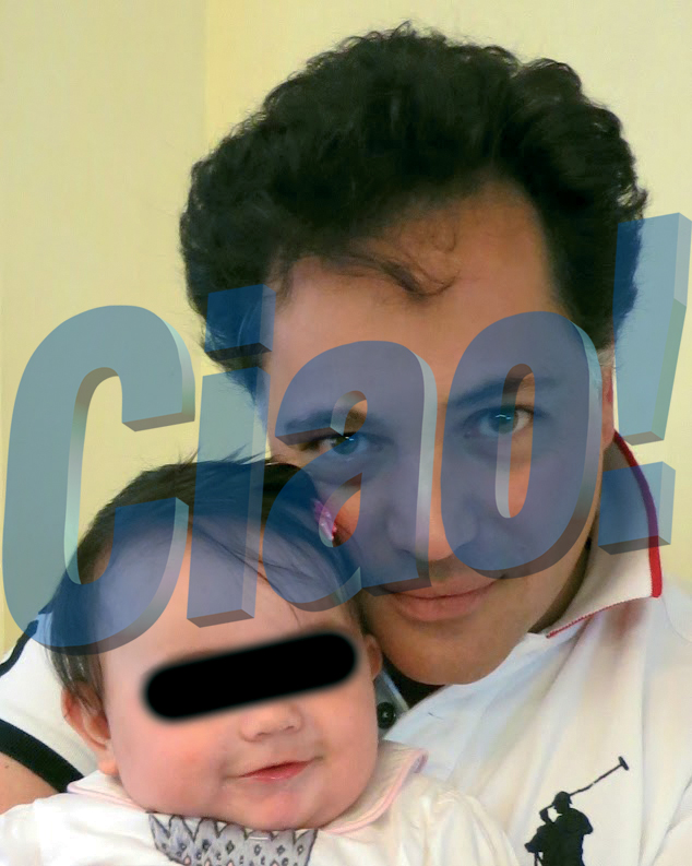 Hector impreuna cu fetita