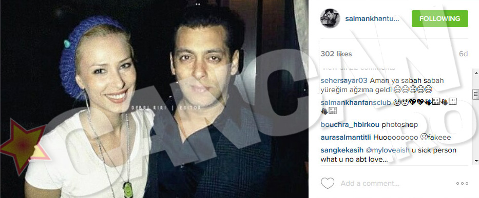 Salman Khan se mandreste cu iubita lui
