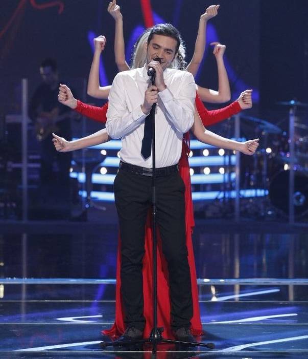 Artistul a reusit sa demonstreze intregii tari ca este talentat