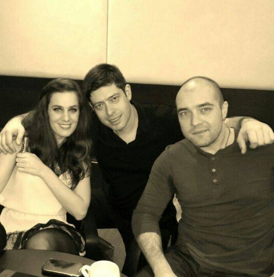 Ciprian Parghel, alaturi de Irina, iubita lui si de fratele sau, Tudor foto: Facebook