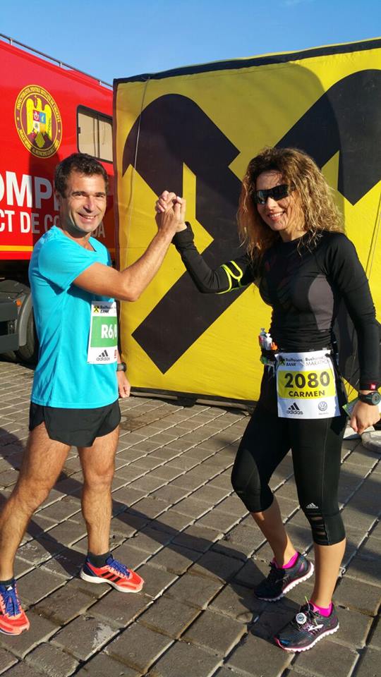 Carmen Bruma a alergat 42 de km la maraton
