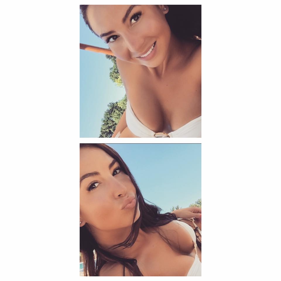 Paula Minginer in costum de baie