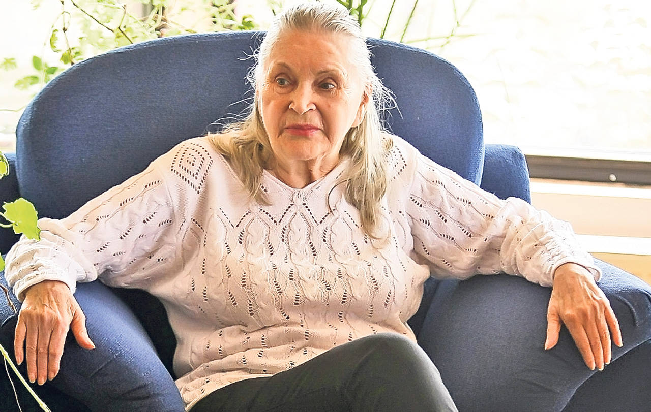 Zina Dumitrescu este fericita la azil