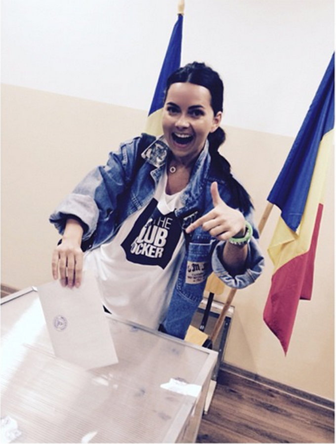 Inna le-a dovedit fanilor ca a votat