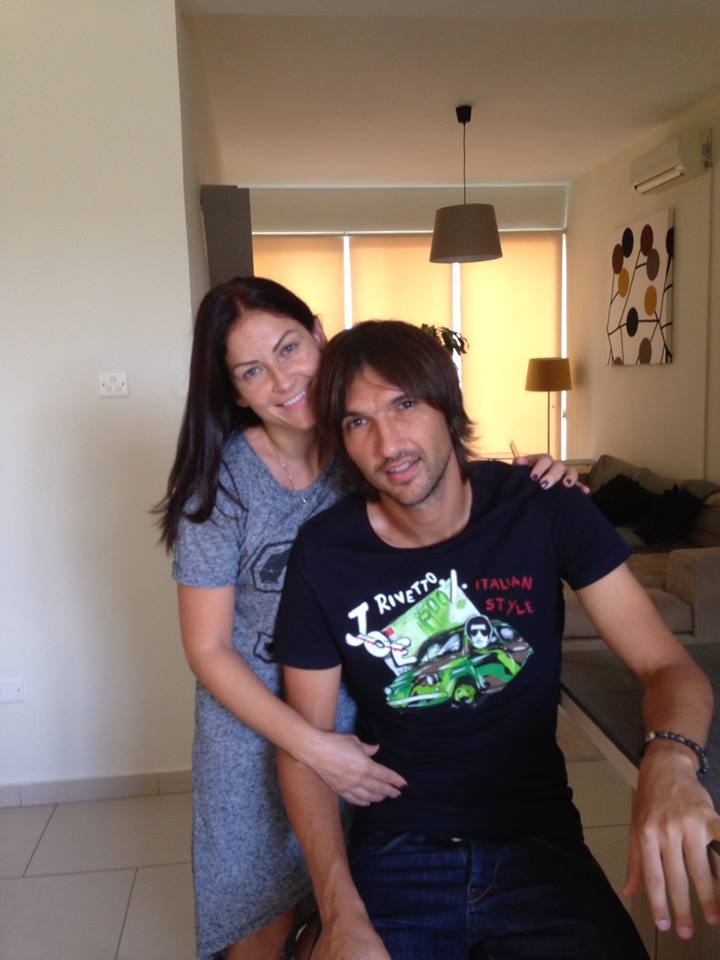 Dan Alexa, alaturi de sotia sa, Izabela