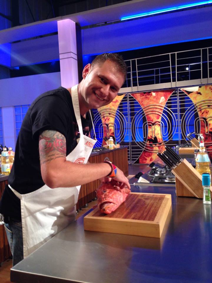 Andrei in timpul concursului