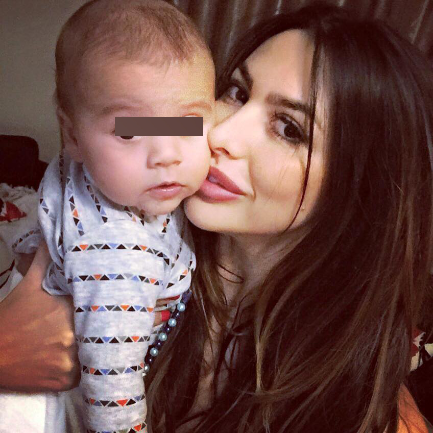 Bianca isi iubeste foarte mult copilul