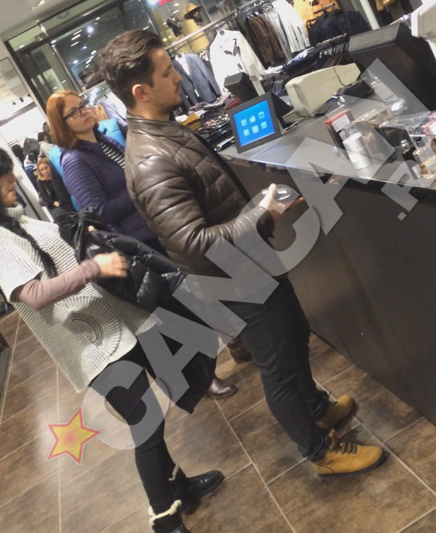 Florin si-a scos sotia la mall