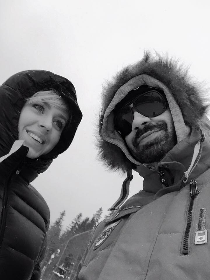 Misha si Connect-R au schiat si s-au distrat in doi la munte