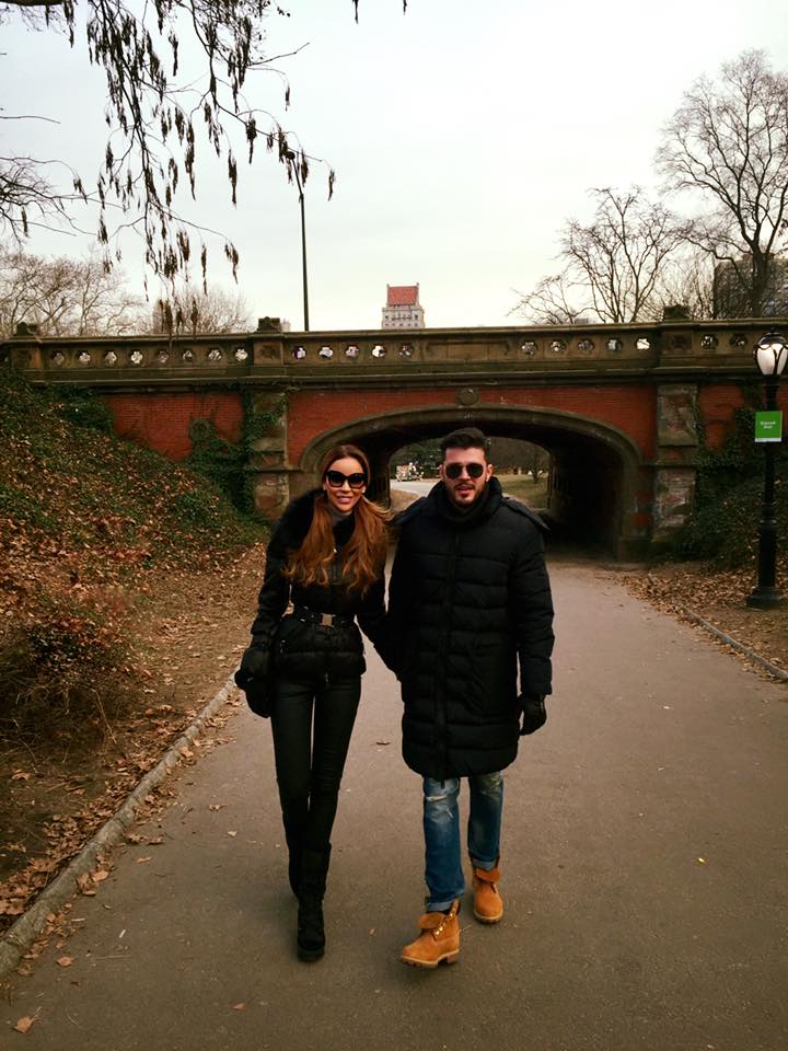 Bianca si Victor se bucura de vreme frumoasa in New York