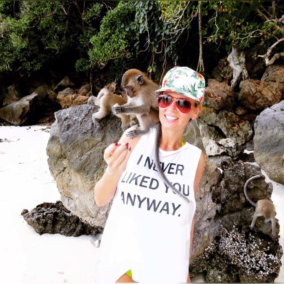 Artista se bucura de viata